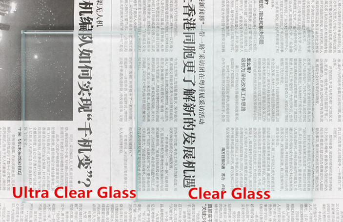 Clear Glass vs Ultra Clear Glass 清除玻璃VS超白玻璃