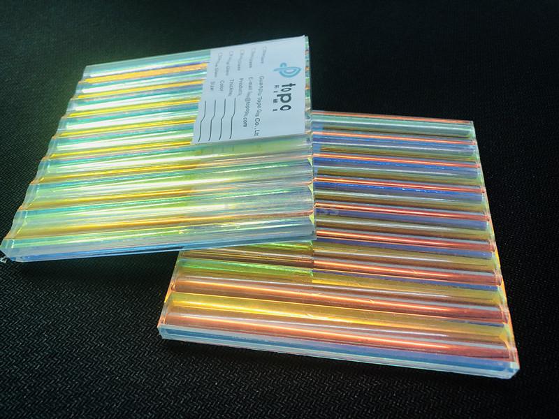 Verre d&eacute;grad&eacute; color&eacute; lamin&eacute;