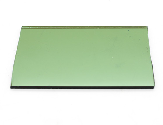 زجاج عاكس مطلي باللون الأخضر الداكن