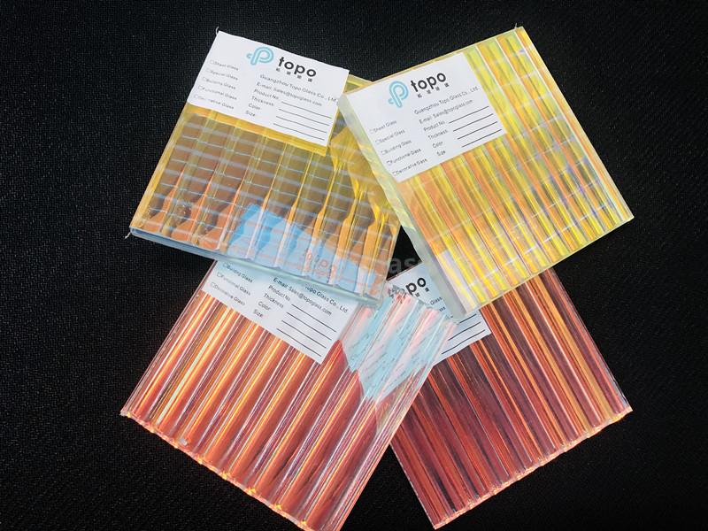 Verre feuillet&eacute; gradient