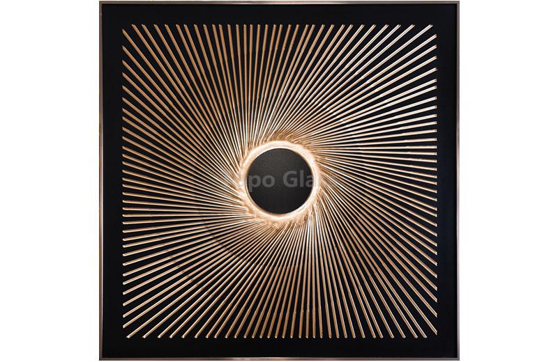 Peinture sur verre Art