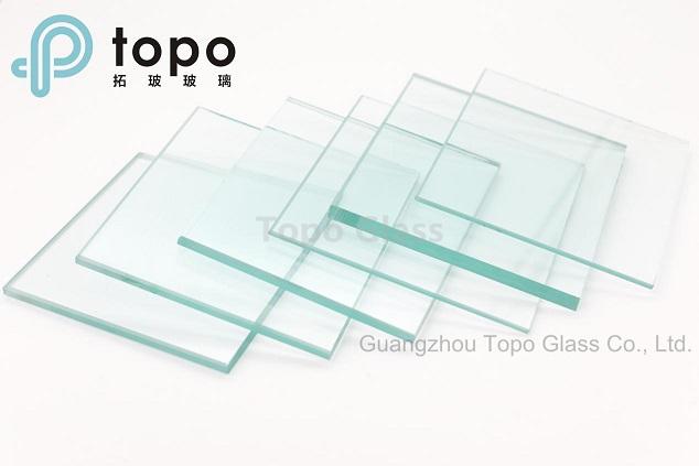 Feuilles de verre flott&eacute; clair